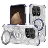 Husa de protectie Techsuit Carbon Shield PRO compatibil cu Xiaomi 15T, Albastru Transparent