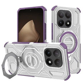 Husa de protectie Techsuit Carbon Shield PRO compatibil cu Xiaomi 15T, Mov Transparent