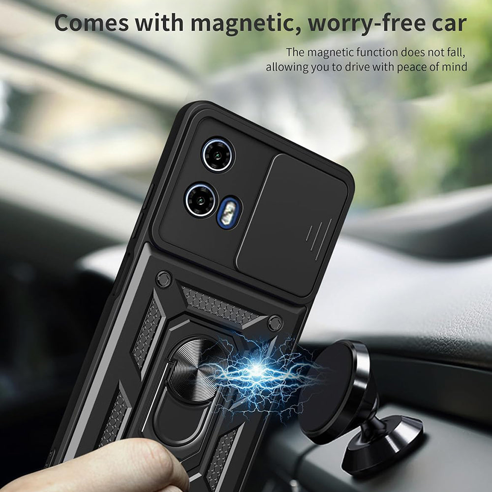 Husa de protectie Techsuit CamShield Series compatibil cu Motorola Moto G57 Power / G67 Power, Negru