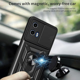 Husa de protectie Techsuit CamShield Series compatibil cu Motorola Moto G57 Power / G67 Power, Negru