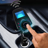 Gadget Techsuit FM Modulator JamLink (MFM4), Bluetooth, Jack 3.5mm, TF Card, 10–24V, Negru