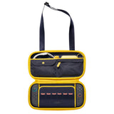 Accesoriu gaming Spigen Nano Pop Pro Pouch (AGP09565), Nintendo Switch 2, for Accessories, 5 Pockets, Detachable Shoulder Strap, Albastru Berry Navy
