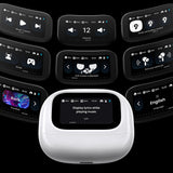 Casti Ugreen HiTune T6 Magic WS211 (55137), LCD Color Screen, Bluetooth 5.4, ANC, Gaming Mode, 500mAh, App, Alb