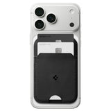 Suport Spigen Card MagSafe Slim Fold Tripod S314-2 (AFA10406), for Phone, Universal, Magnetic, Stand, PU Leather, Negru