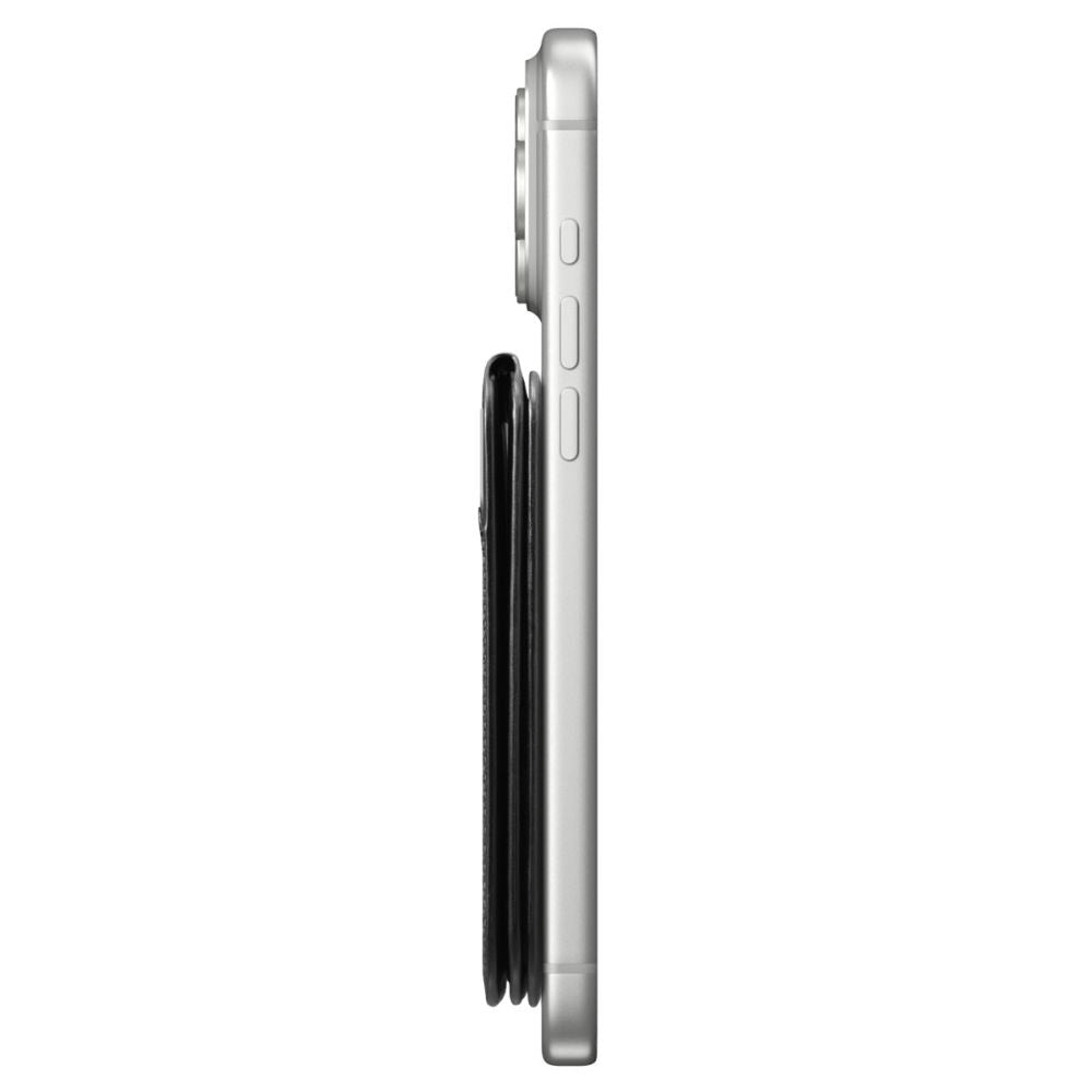 Suport Spigen Card MagSafe Slim Fold Tripod S314-2 (AFA10406), for Phone, Universal, Magnetic, Stand, PU Leather, Negru