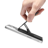 Suport Spigen Card MagSafe Slim Fold Tripod S314-3 (AFA10751), for Phone, Universal, Magnetic, Stand, PU Leather, Negru