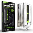 Folie de protectie Techsuit TitanGlass CrystalHD (set de 2) compatibil cu Samsung Galaxy S24 Ultra, Transparent