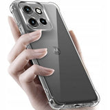 Husa de protectie Techsuit Shockproof Clear Silicone compatibil cu Motorola Edge 70, Transparent