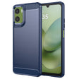 Husa de protectie Techsuit Carbon Silicone compatibil cu Motorola Moto G06 / Moto G06 Power, Albastru