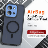 Husa de protectie Techsuit PureFrost MagSafe compatibil cu Xiaomi Redmi 15C 4G / Redmi 15C 5G, Negru Mat