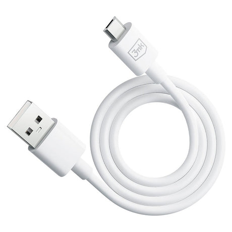 Cablu 3mk Hyper, USB-A to Micro-USB, 5V, 2.4A, 1.2m, Negru