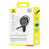 Incarcator Baseus Car PrimeTrip VR2 (C0206400), Type-C, with Retractable Type-C Cable, 30W, 80cm, Negru