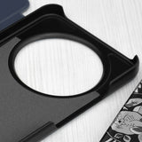 Husa de protectie Techsuit eFold Series compatibil cu Honor Magic8 Lite, Albastru Inchis