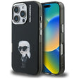 Husa de protectie Karl Lagerfeld IML Aquarelle Karl & Logo MagSafe (KLHCP16LHMKIAQK) compatibil cu iPhone 16 Pro, Negru