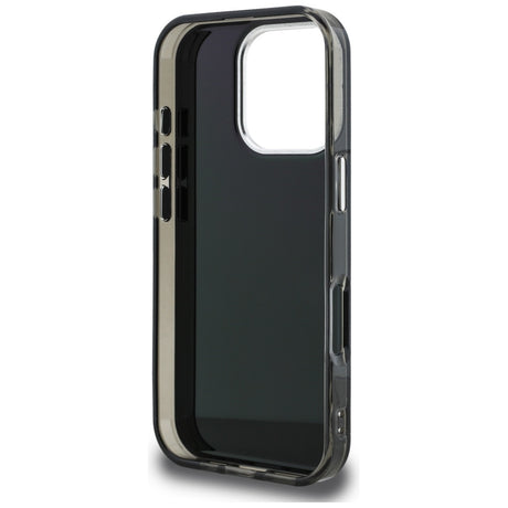 Husa de protectie Karl Lagerfeld IML Aquarelle Choupette Logo (KLHCP16LHMCHAQK) compatibil cu iPhone 16 Pro, Negru