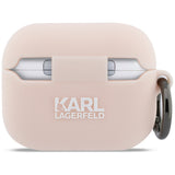 Casti Karl Lagerfeld Silicone Chaupette Head 3D (KLAP3RUNCHP), Apple AirPods Pro 3, Roz