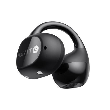 Casti Havit (OWS916), Type-C, Bluetooth 5.4, ENC, 2 Microphones, IPX5, 400mAh, Spatial Audio, Life App, Negru