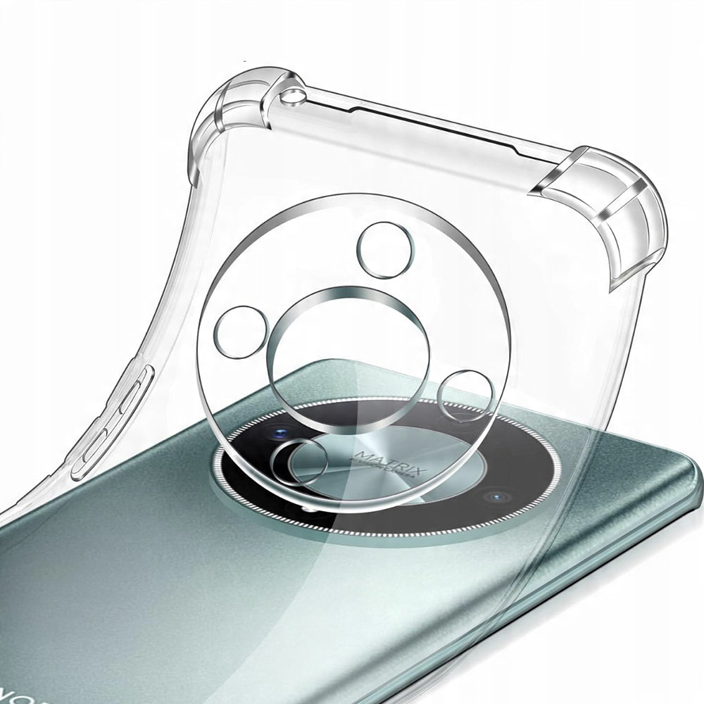 Husa de protectie Techsuit Shockproof Clear Silicone compatibil cu Honor Magic8 Lite, Transparent