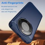 Husa de protectie Techsuit Carbon Silicone compatibil cu Honor Magic8 Lite, Albastru