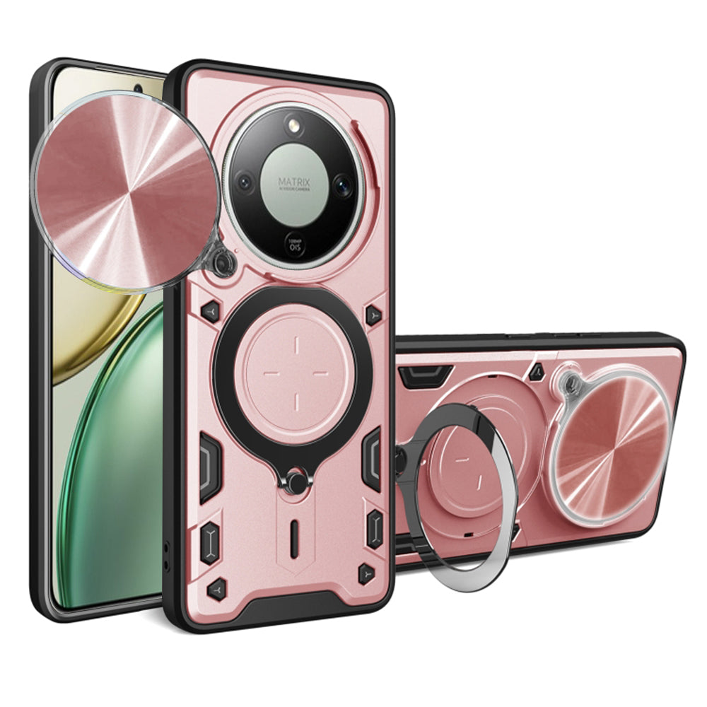 Husa de protectie Techsuit CamGuard Pro compatibil cu Honor Magic8 Lite, Roz Auriu