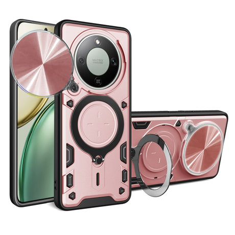 Husa de protectie Techsuit CamGuard Pro compatibil cu Honor Magic8 Lite, Roz Auriu