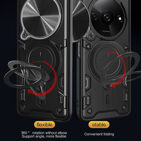 Husa de protectie Techsuit CamGuard Pro compatibil cu Honor Magic8 Lite, Albastru