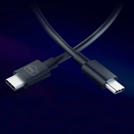 Cablu 3mk Hyper, UBS-C to USB-C, 100W, 5A, 1.2m, Negru