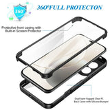 Folie de protectie Techsuit ColorVerse 360 Series + compatibil cu Honor X5c Plus, Negru
