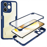 Folie de protectie Techsuit ColorVerse 360 Series + compatibil cu Realme Note 70T, Albastru