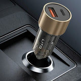 Incarcator Lito Car (IN-C04), 1x USB, 1x Type-C, 52W, Fast Charging, Ultra-Mini & Sleek Design, Universal, Negru