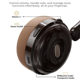 Casti Havit Wireless (H616BT), On-ear, Bluetooth 5.4, 400mAh, Type-C, Maro