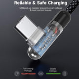 Cablu Lito LD13CL, Type-C la Lightning, 30W, 1m, Negru