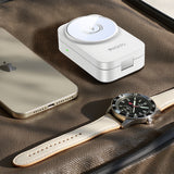 Incarcator Yesido Wireless Charging Station 3in1 (DS27), for iPhone, Apple Watch, AirPods, Magnetic, Foldable, Holder, 15W, Negru