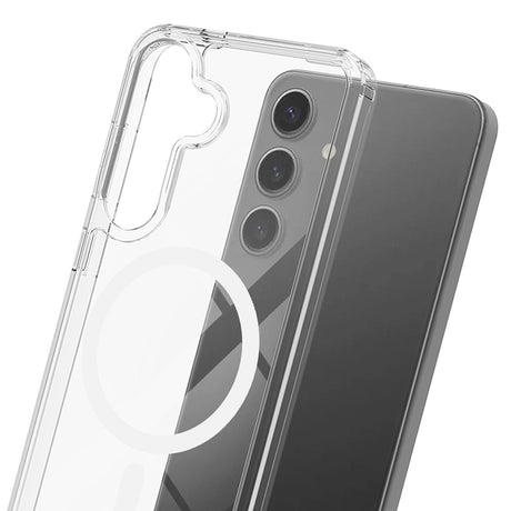 Husa de protectie 3mk Armor MagCase compatibil cu Samsung Galaxy S25 FE, Transparent