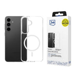 Husa de protectie 3mk Armor MagCase compatibil cu Samsung Galaxy S25 FE, Transparent