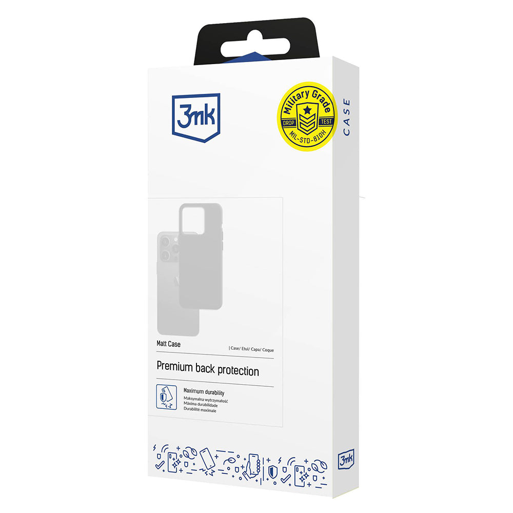 Husa de protectie 3mk Matt compatibil cu Xiaomi 15T Pro, Negru