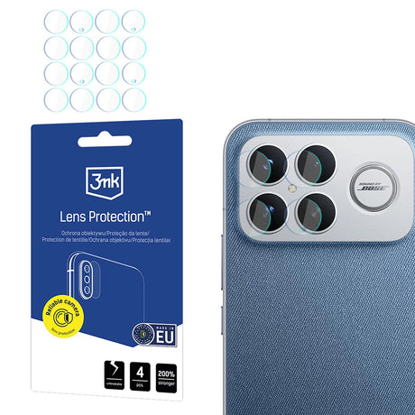 Folie de protectie 3mk Lens Protection (set de 4) compatibil cu Xiaomi Poco F8 Ultra, Transparent