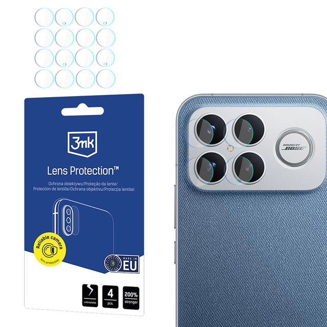 Folie de protectie 3mk Lens Protection (set de 4) compatibil cu Xiaomi Poco F8 Ultra, Transparent