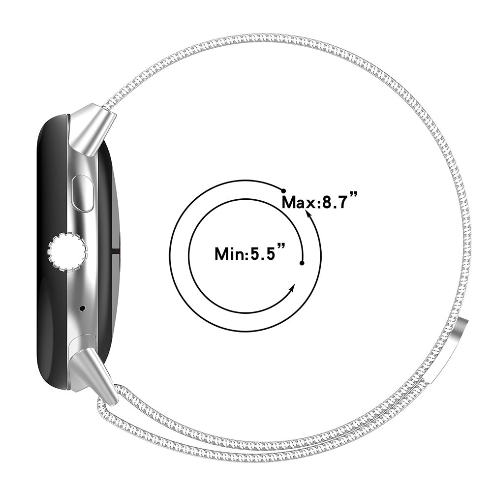 Curea smartwatch Techsuit Watchband (W009) compatibil cu Google Pixel Watch 4 45mm, Negru