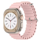 Curea smartwatch Techsuit Watchband (W038) compatibil cu Apple Watch 1/2/3/4/5/6/7/8/9/10/11/SE/SE 2/SE 3/Ultra/2/3 (42/44/45/46/49mm), Roz