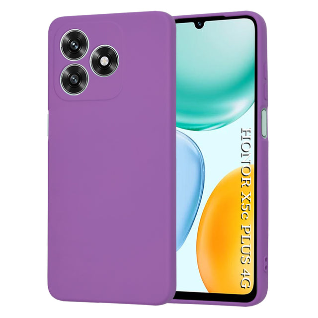 Husa de protectie Techsuit SoftFlex compatibil cu Honor X5c Plus, Mov