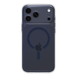 Husa de protectie Spigen Ultra Hybrid MagSafe (ACS11111) compatibil cu iPhone 17 Pro, Transparent / Deep Blue
