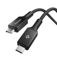 Cablu Spigen Essential EB10010CC (ACA09459), Fast Charging, Type-C to Type-C, 100W, 5Gbps, E-Marker Chip, 1m, Negru
