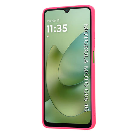 Husa de protectie Techsuit SoftFlex compatibil cu Motorola Moto G06, Roz Intens