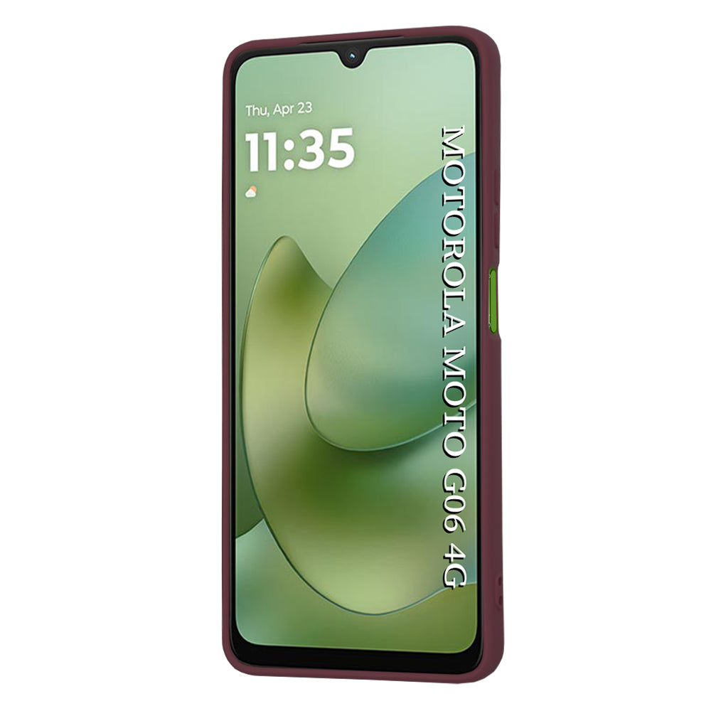 Husa de protectie Techsuit SoftFlex compatibil cu Motorola Moto G06, Plum Red