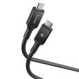 Cablu Spigen Essential EB10020CC (ACA09460), Fast Charging, Type-C to Type-C, 100W, 5Gbps, E-Marker Chip, 2m, Negru