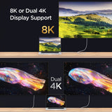 Cablu Spigen Essential EB24012CC (ACA08776), Fast Charging, Type-C, 240W, 40Gbps, E-Marker Chip, 8K, 1.2m, Alb