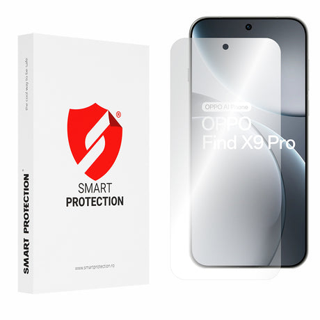 Folie de protectie Smart Protection Premium Classic (set de 2) compatibil cu Oppo Find X9 Pro, Transparent