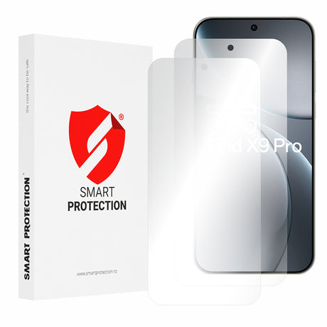 Folie de protectie Smart Protection Premium Classic (set de 2) compatibil cu Oppo Find X9 Pro, Transparent
