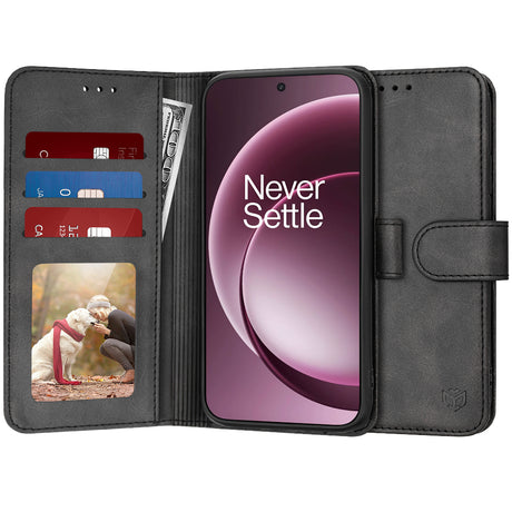 Husa de protectie Techsuit Diary Book compatibil cu OnePlus 15, Negru